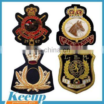 Customized Officers cap embroidered badge