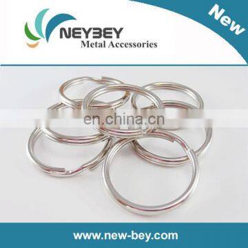 30mm Blank Key Chain Keyrings MKG in NIckel Plating