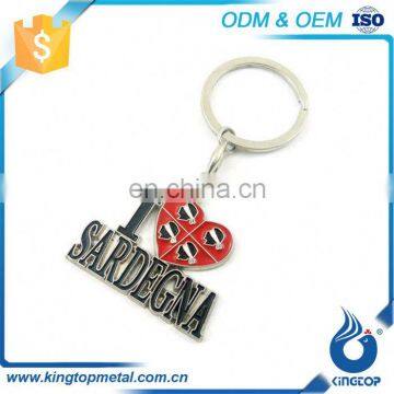 Decorate Travel Souvenir Different Countries Promotional Metal Key Holder Alloy Keychain photo-4