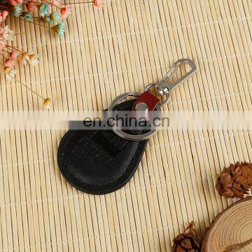 Factory customized popular superior genuine leather keychain