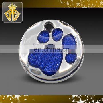Cheap Factory Price Custom Metal Pet Tag With Glitter Epoxy photo-2