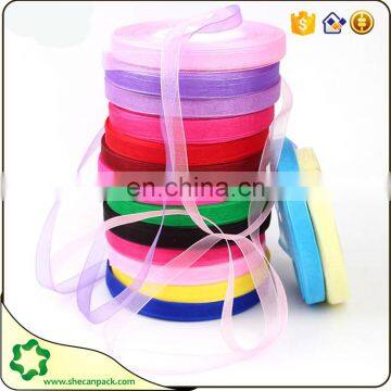 SHE CAN PACK for wedding decoration organza ribbon with factory price