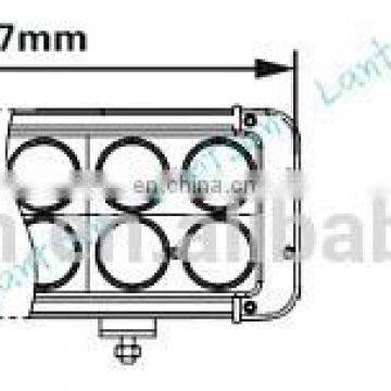 New cr ee 12v 4x4 Atv Double Row Led Light Bar High Power Car Led Lamp photo-4