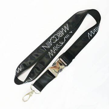 Wholesale Personalized Cheap Double Sided Layer Silk Screen Printing Lanyard Promotional Bright Color Printed Lanyard photo-3