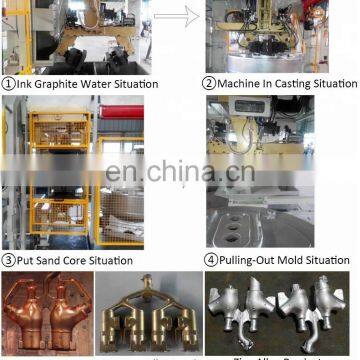 Full Automatic Copper Zinc Alloy Low Pressure Casting Machine Pipe Fittings Metal Sand Casting Production Line photo-7