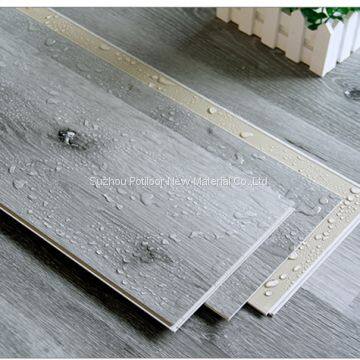 SPC floor PVC flooring sheet tiles slotted click lock 4.0mm thickness 0.2mm wear layer