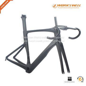 painting China Carbon Bike Frame OEM Chinese Carbon Road Bike Frame