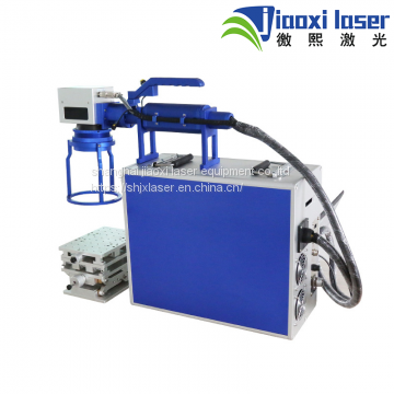 Shanghai Jiaoxi 20w Raycus / IPG / MOPA Handheld Fiber Laser Marking Machine for Metal Plastic