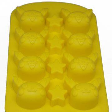 Ice Cube Tray Molds Colourful Furite Shape