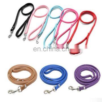 Round Rope Pet PU Collar Comfortable Leash Buckle Training Dog Rope Pet Neck Chain Pet Supplies photo-5