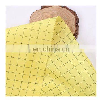 Wholesale 210T carbon fiber anti-static taffeta fabric ripstop fabric for high-end clothing lining pocket cloth