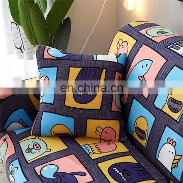 Home Decoration Gift Child Cute ColourAll-inclusive Elastic Stretch Sofa Slipcover Couch Covers Sofa With Pillowcase 3 Seat photo-2