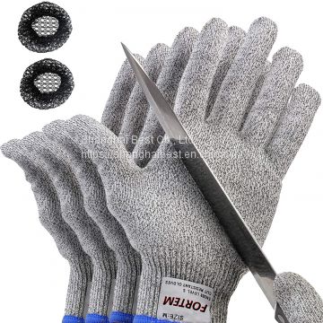 Wholesale Cut Resistant Gloves, labor glove Level 5 Protection, Food Grade Certified