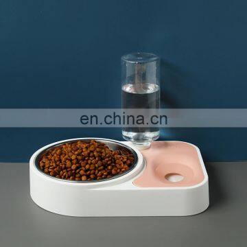 Pet self-feeding device drink bowl good quality water feeder Cat water bottle vertical self-service pet drinker