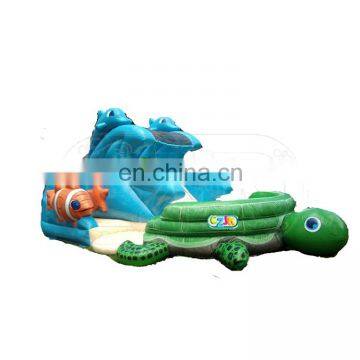 seashore turtle fish inflatable water slide