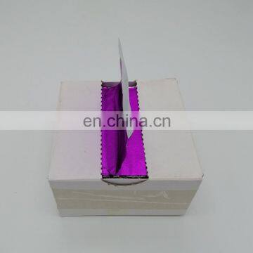 2019 Hairdressing Customized Hair Salon Foil Paper Embossed Curl Pop up Hair Foils for Highlighting photo-6