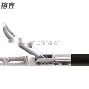 Laparoscopic 5mm Metzembaum Scissors Double Action Curved Scissors Surgical Instruments