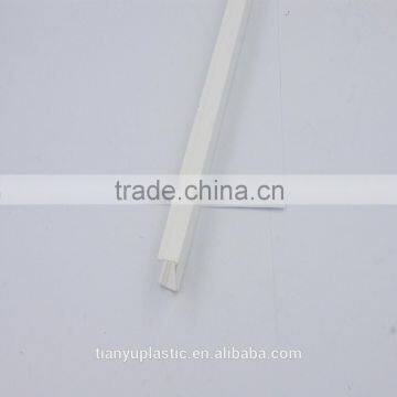 pvc supplier/pvc estrusion plastic profile U shape wire way cover the wire