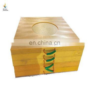 HDPE Polyethylene Crane Outrigger Pad pe Jack Pad Heavy Load Capacity Uhmwpe Outrigger Pads photo-4