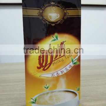 side gusset milky tea packaging bag