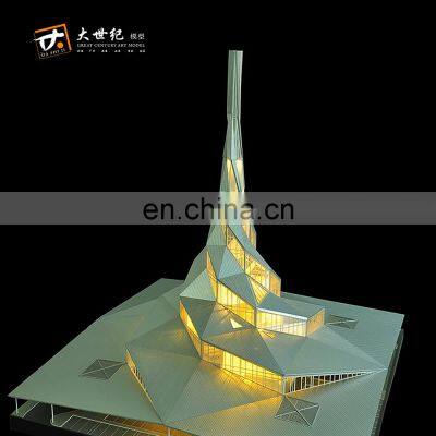 Tower building model scale architectural model