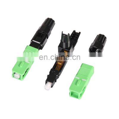 Professional Manufacturer custom price Telecommunication FTTH SC UPC APC fiber optical fast connector