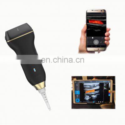 Mobile USB smart color doppler Black and White  handheld ultrasound scanner medical wireless ultrasound probe