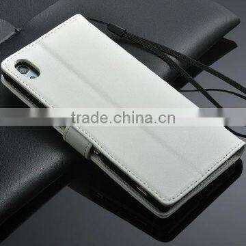 PU Leather Magnetic Flip Case Skin Cover For Sony Xperia Z4 photo-6