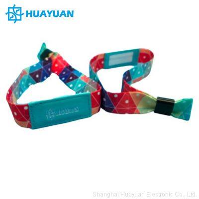 Upmarket Festival Event management RFID HF/NFC NTAG216 Fabric band