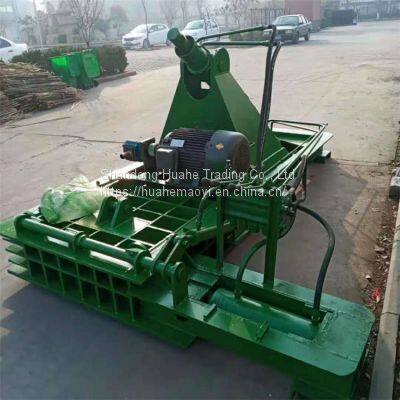 Metal hydraulic scrap iron and steel briquetting machine bicycle frame automobile shell flattening machine iron bucket can compressor