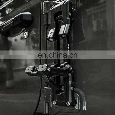 Door Hinge Step Foot Peg Metal Folding Foot Pedal for Jeep Wrangler Jk/jl 4X4 Accessory Maiker Manufacturer