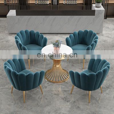 Metal dining luxury accent recliner chaise lounge modern arm sofa chair home furniture living room leisure chair