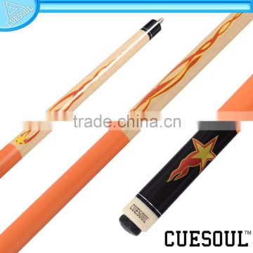 CUESOUL Best Selling 1/2 Pool Cue with Decal Quick Release,Rubber Wrap and Stainless Steel