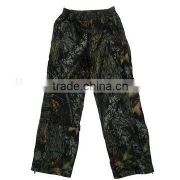 Camouflage hunting coat trousers for archery hunting