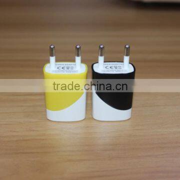 Multiple Fashionable Color Match Mobile Phone Battery Charger eu Plug photo-5