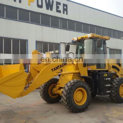 Factory direct supply industrial wheel loader with snow blower