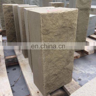 Own Factory Cheap Price Cut Sandstone Blocks Natural Surface Driveway Paving Stone Beige Sandstone photo-3