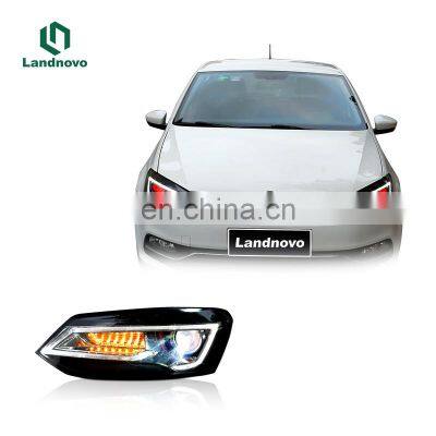 Landnovo factory direct high quality led head light for VW polo 2011-2018 front led light headlight headlamp