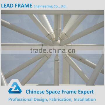 Steel Space Frame Dome Atrium Roof With Display Good photo-3
