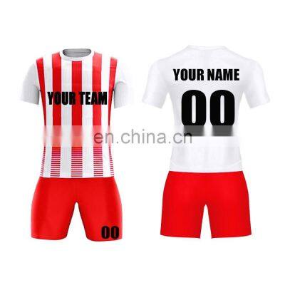 2021 new custom design sublimation printing soccer jersey uniform soccer wear football jersey uniform