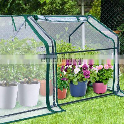 Sturdy Portable 3 Zipper Doors Outdoor Home pc Garden Mini Greenhouse for Plants photo-4