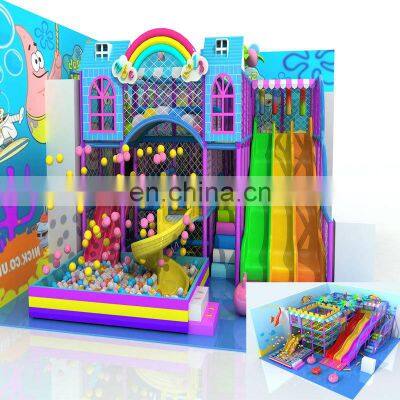 New Commercial kids park play equipment customized indoor children naughty castle