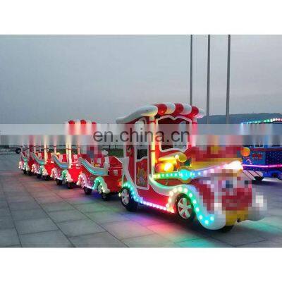 Wholesale shopping mall trackless train electric trains for kids ride on