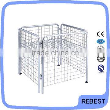 Wire mesh pallet cage for sale