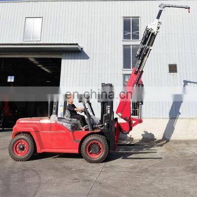 6 Ton Forklift Boom Jib Detachable Hydraulic Telescopic Boom Mechanical Boom for Forklift Accessories photo-2