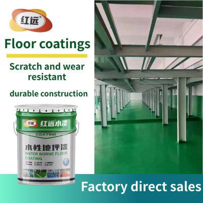 Ground treatment water-based epoxy resin floor paint is easy to clean and not prone to wear and tear. Source manufacturer