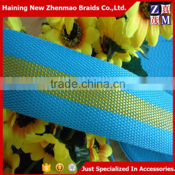 Wholesale striped PP webbing polypropylene webbing strap