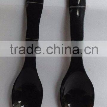 High quality best selling natural carved buffalo horn spoon from vietnam