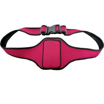Wholesale Waterproof Fitness Fanny Pack Adjustable Running Belt Hiking Sports Neoprene Waist Bag photo-3