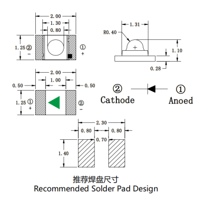 SMD 0805 Infrared (IR) Pair, IR Diode Pair for Light Control, Linear Dimming, Newopto photo-3